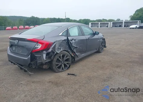 2020 Honda Civic Sport from USA, damaged, VIN 19XFC2F88LE213607